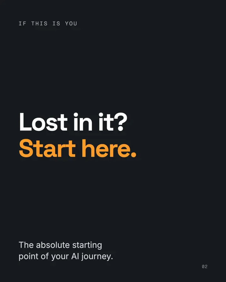 Lost in it? Start here.