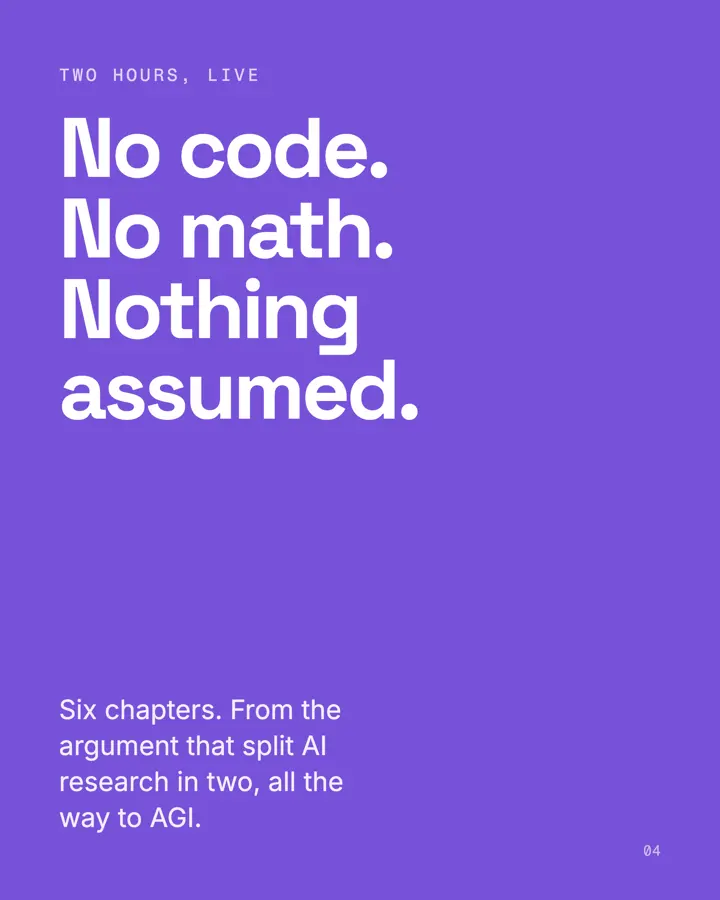 No code, no math.
